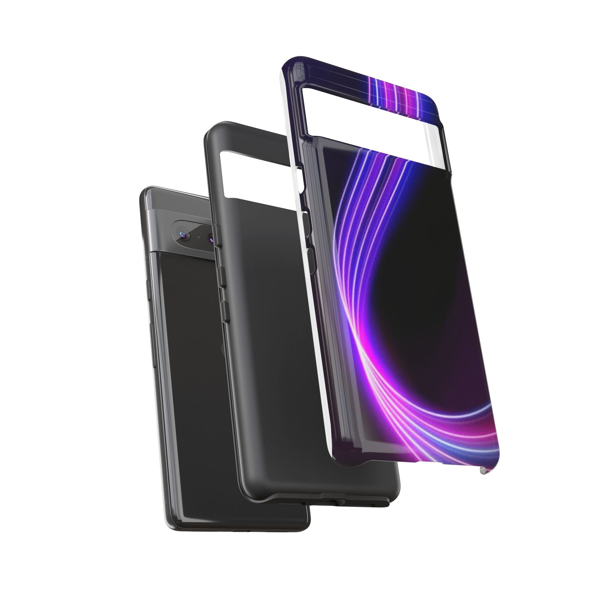 Neon Wave Tough Phone Case