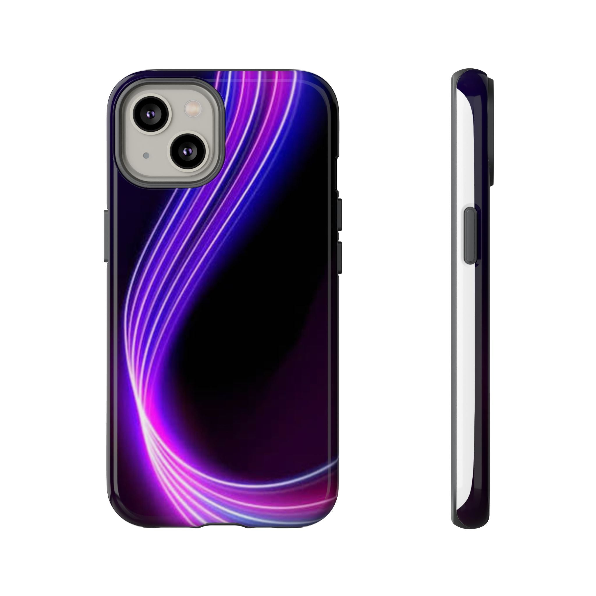 Neon Wave Tough Phone Case