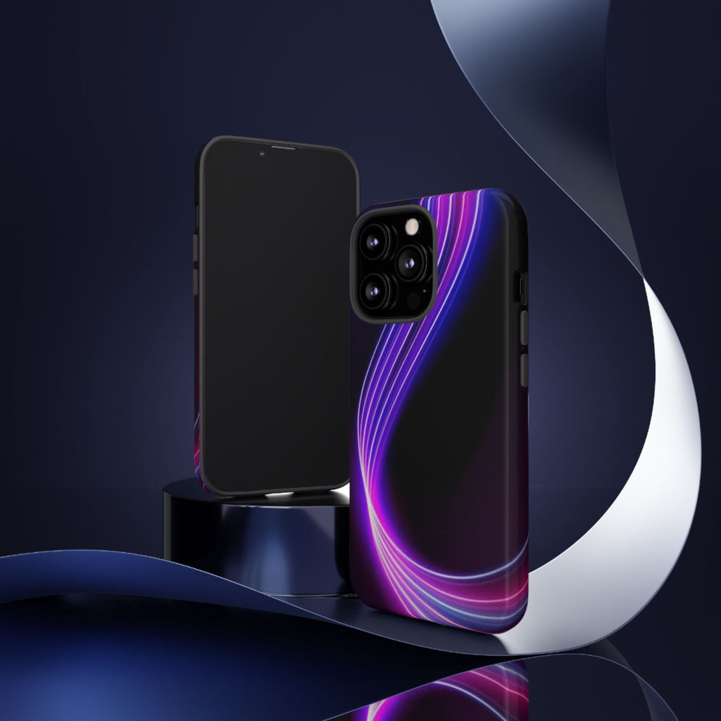 Neon Wave Tough Phone Case