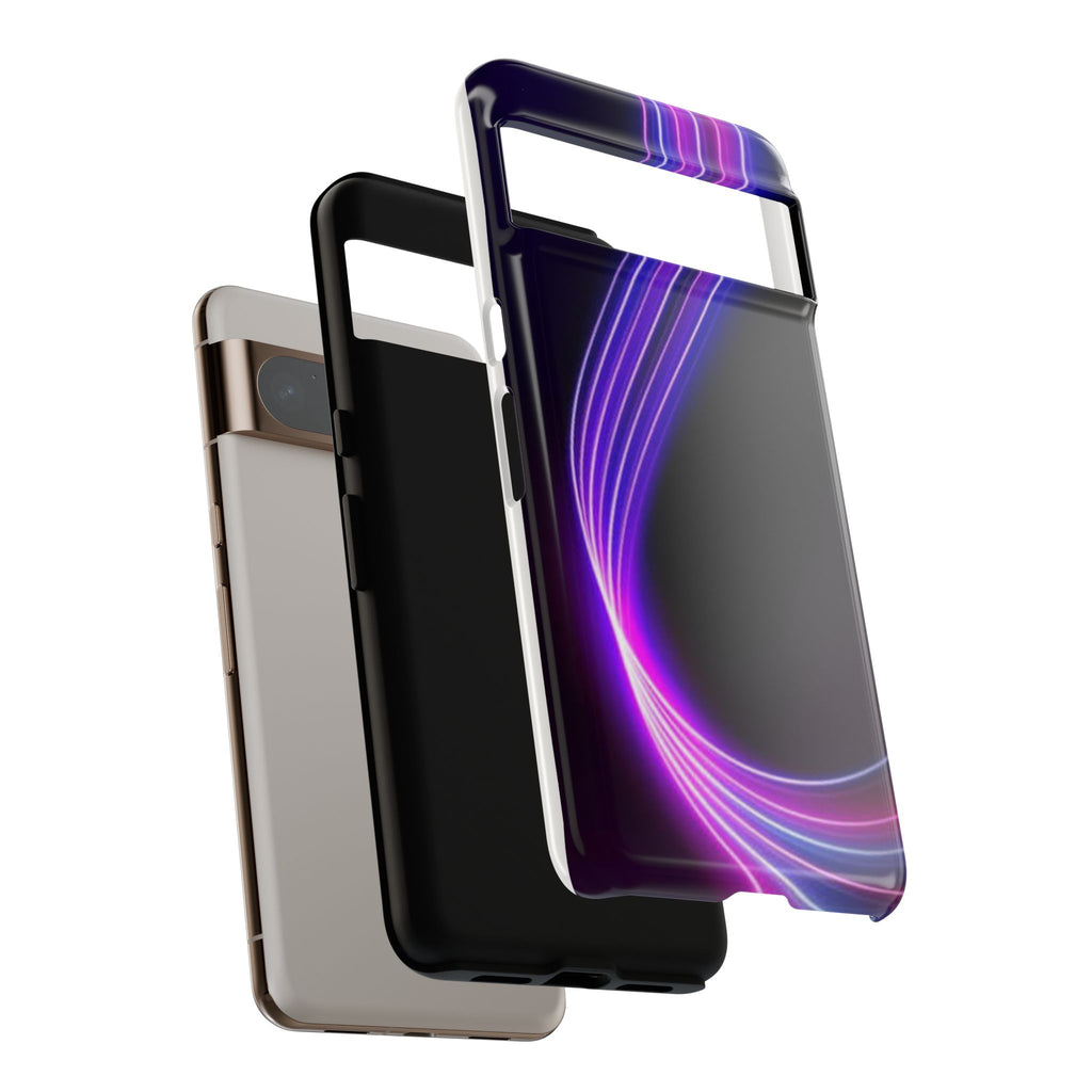Neon Wave Tough Phone Case