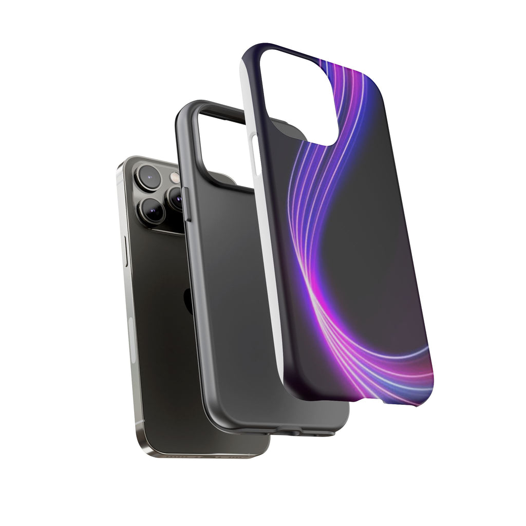 Neon Wave Tough Phone Case