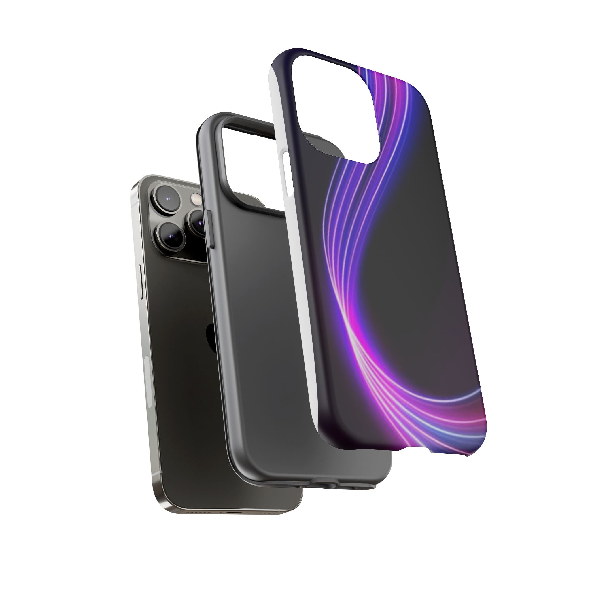 Neon Wave Tough Phone Case