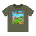 Minecraft Youth Graphic Tee — Java & Bedrock Adventure Print