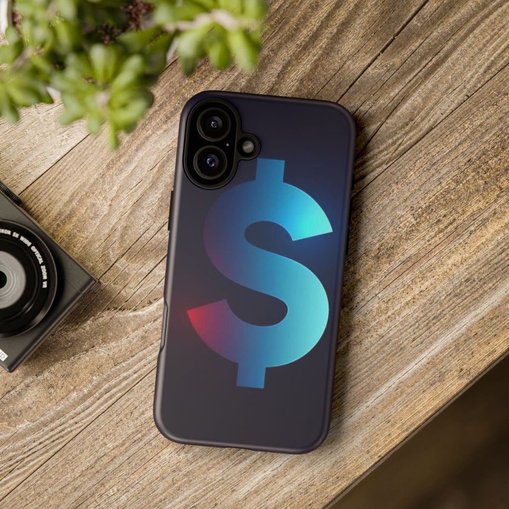 Dollar Sign Tough Phone Case — Protective Glossy Money Symbol iPhone Case
