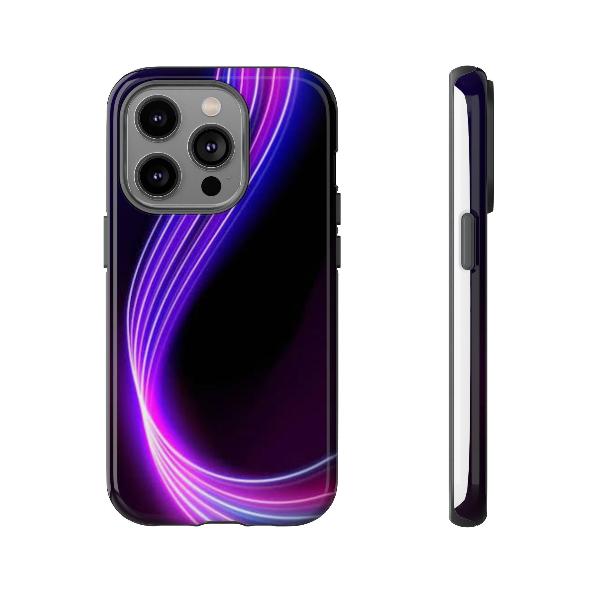 Neon Wave Tough Phone Case