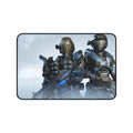 Sci‑Fi Soldier Gaming Desk Mat — Tactical Space Marines Mousepad