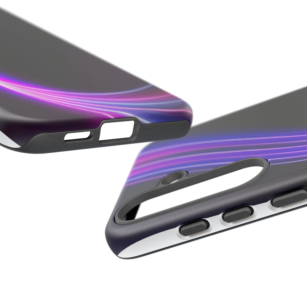 Neon Wave Tough Phone Case
