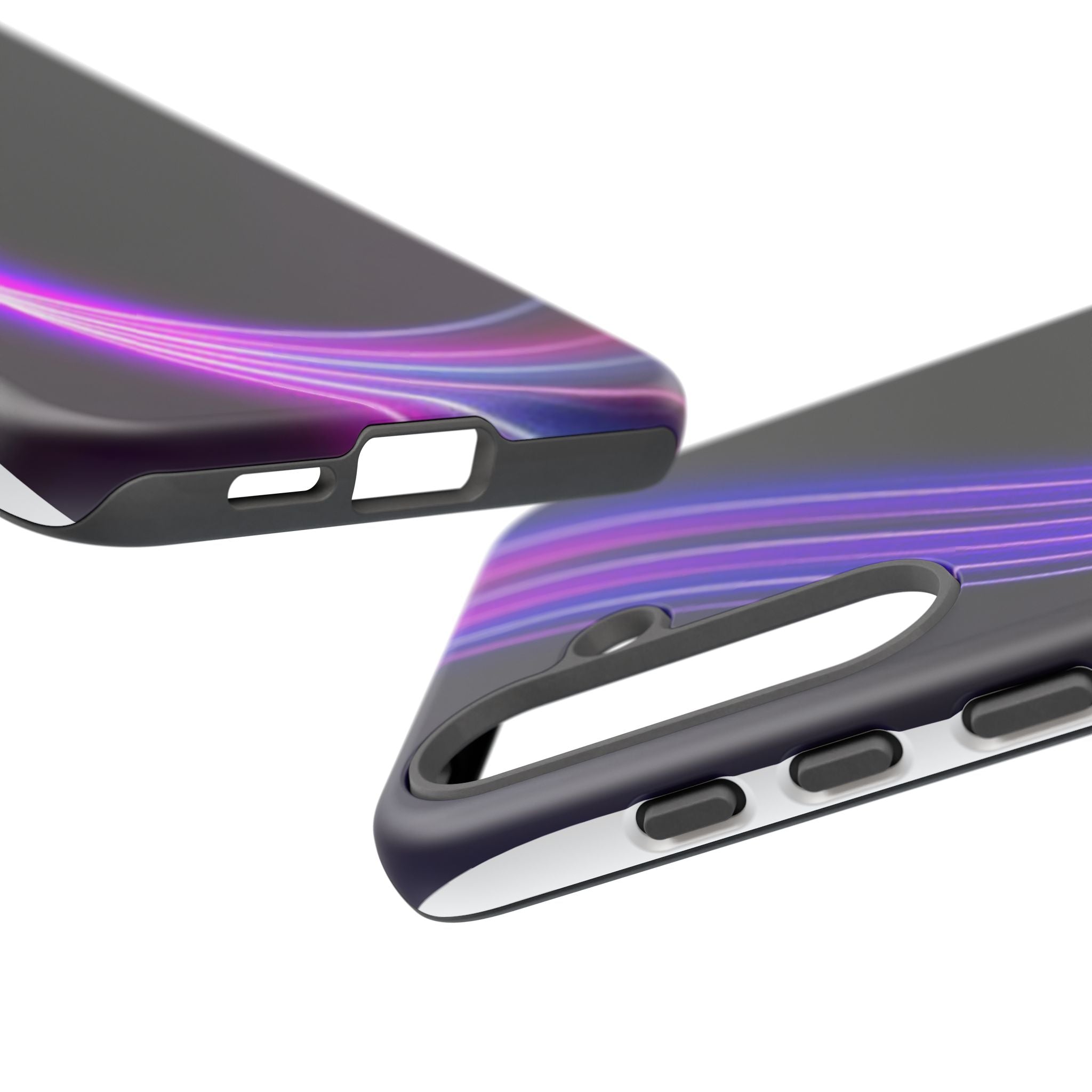 Neon Wave Tough Phone Case