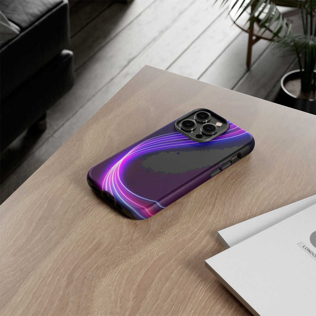 Neon Wave Tough Phone Case