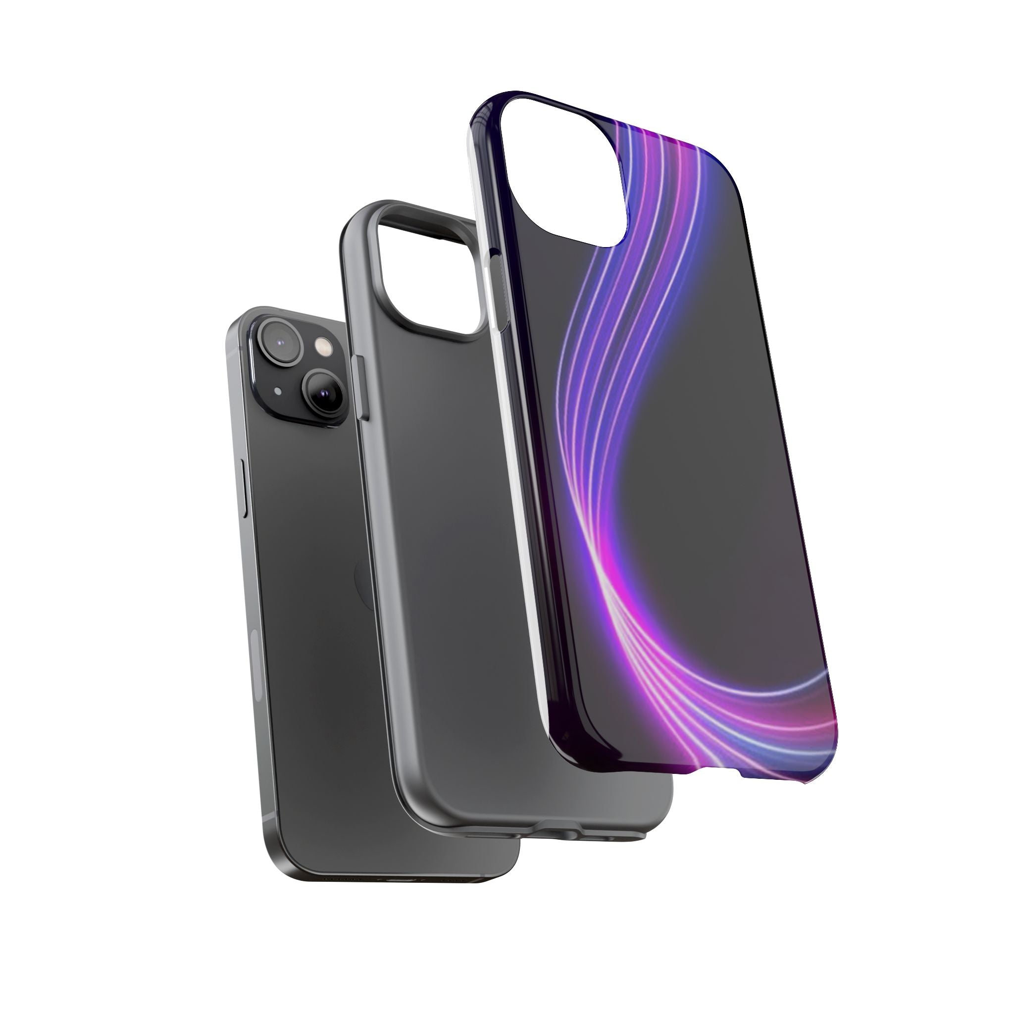 Neon Wave Tough Phone Case