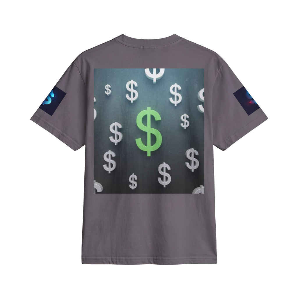 Money Symbol Graphic T-Shirt — Stock Market Candlestick Design