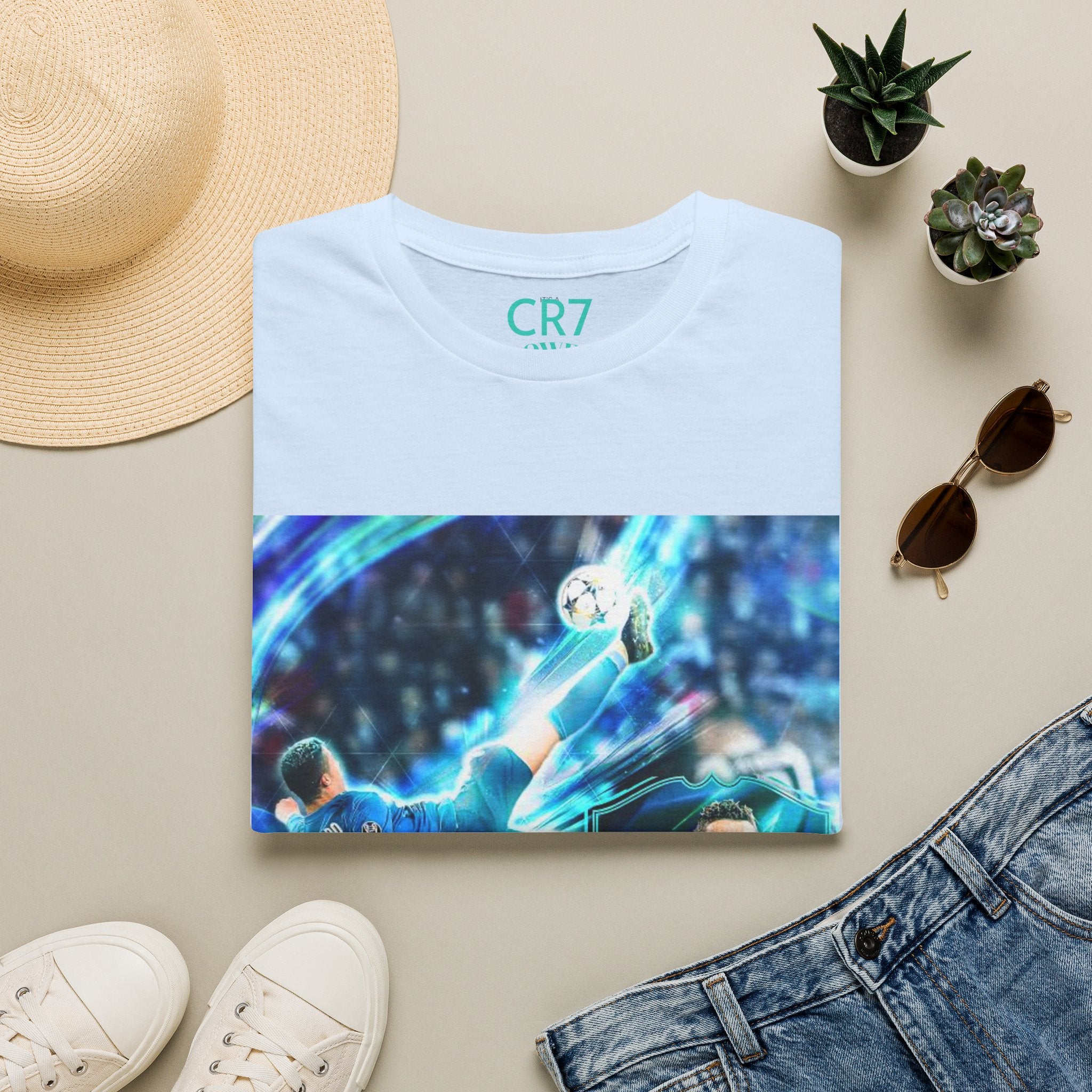 Soccer Save Graphic Tee — Dynamic Goalkeeper Action