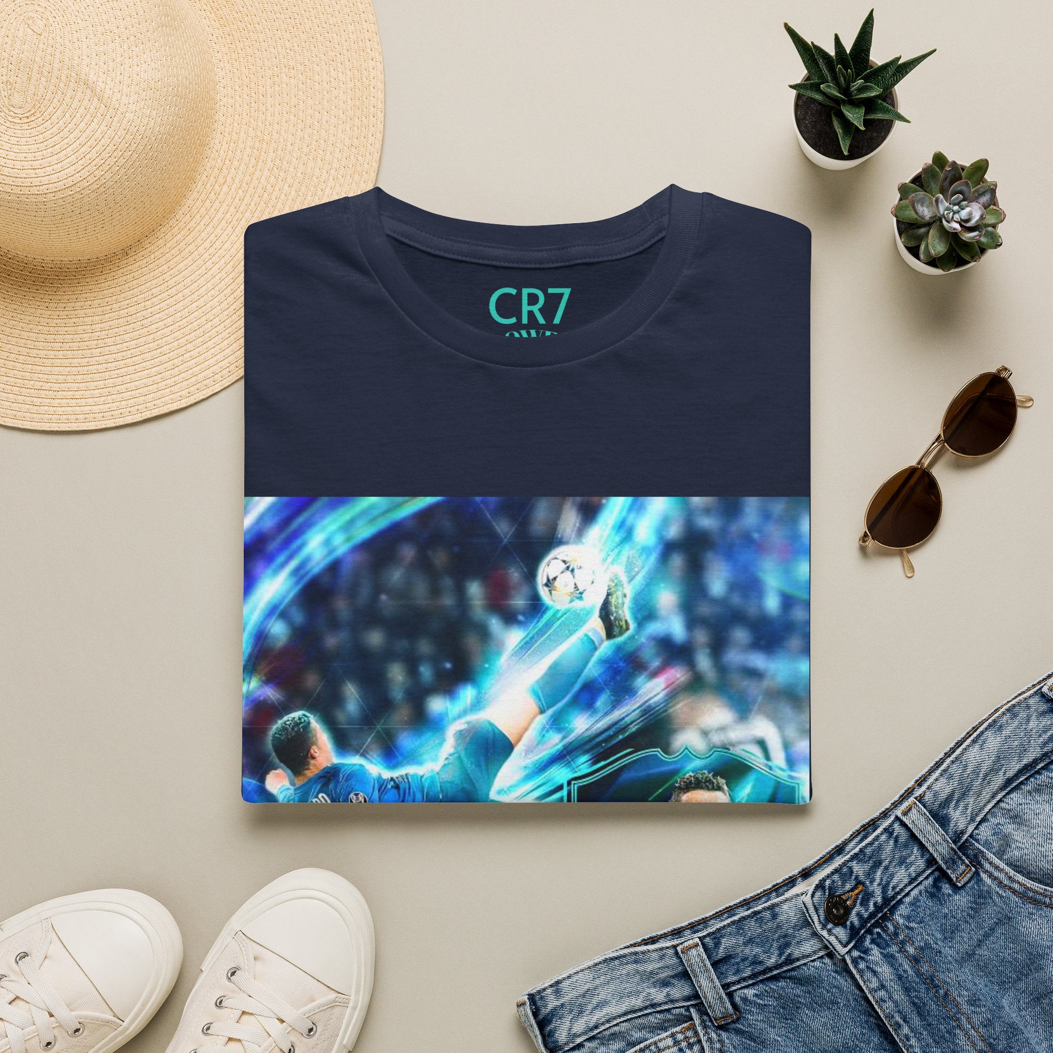 Soccer Save Graphic Tee — Dynamic Goalkeeper Action