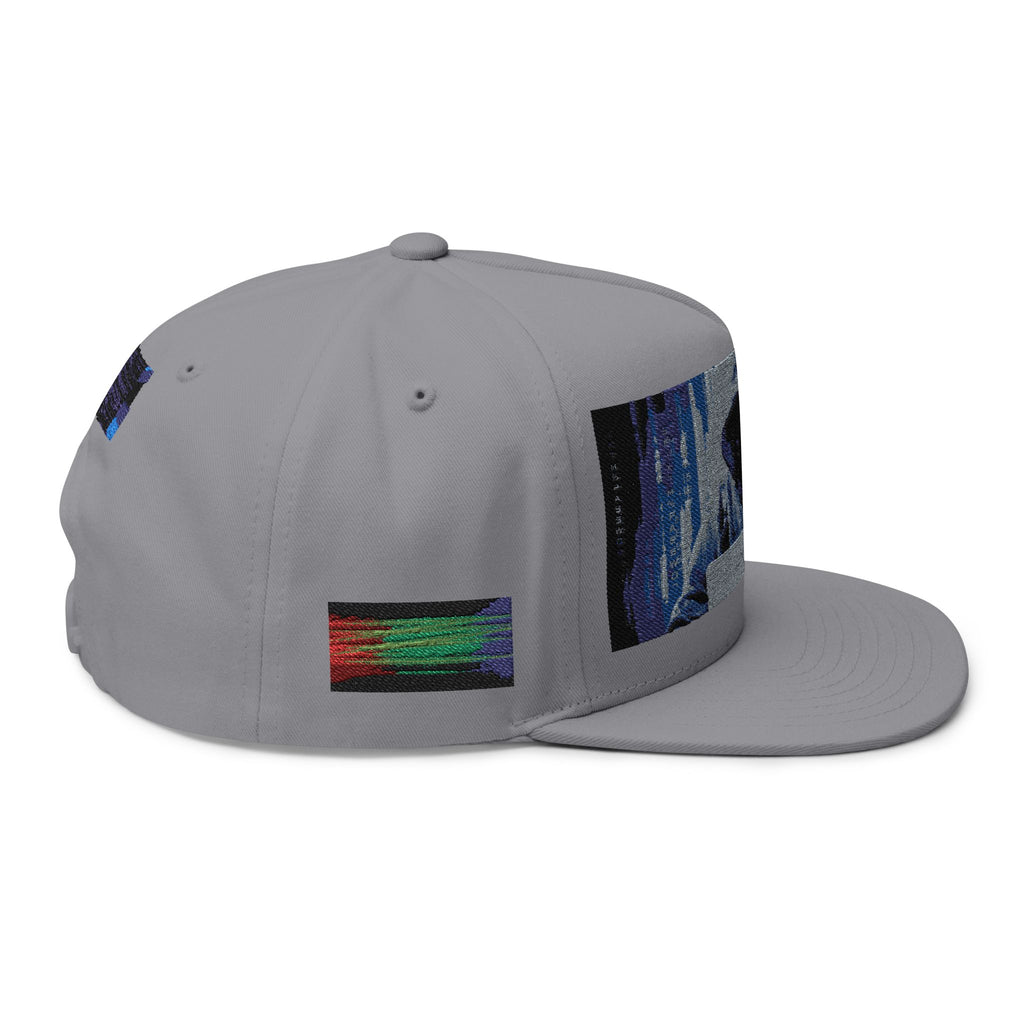 Hacker Rain Flat Bill Cap