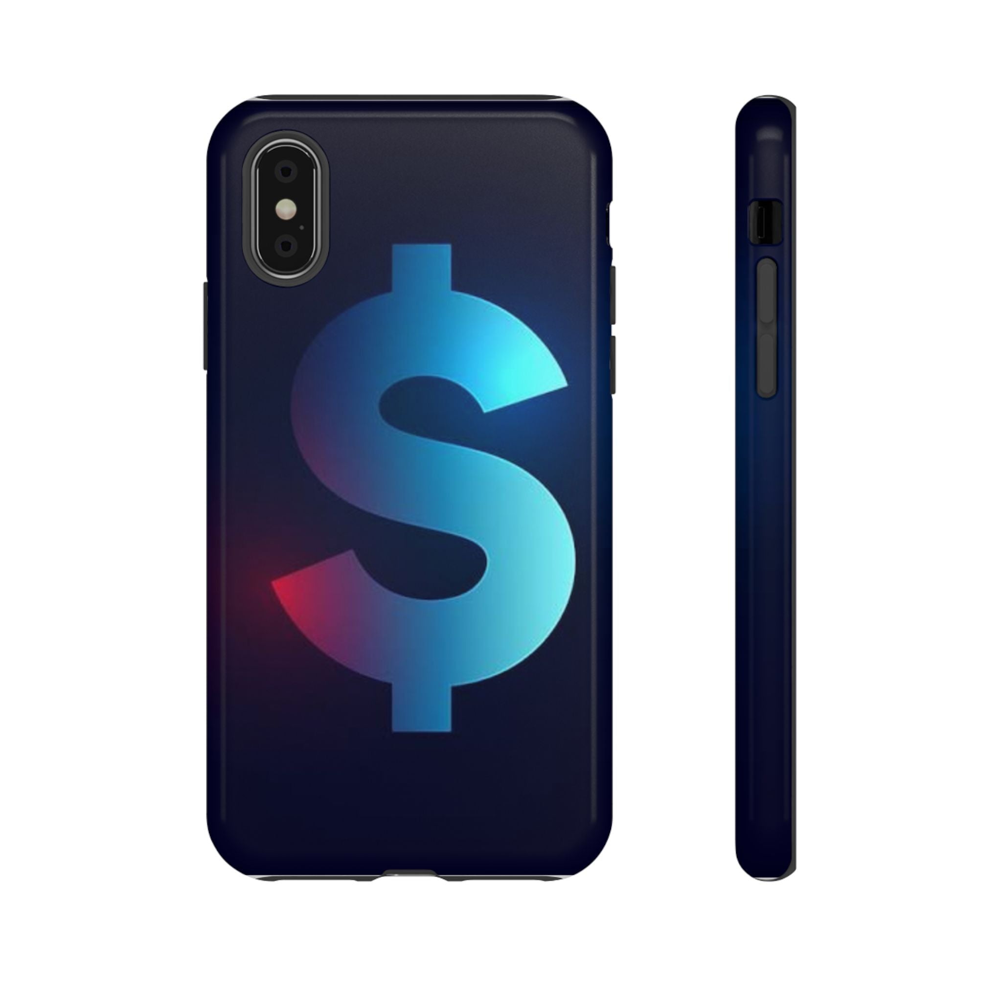 Dollar Sign Tough Phone Case — Protective Glossy Money Symbol iPhone Case