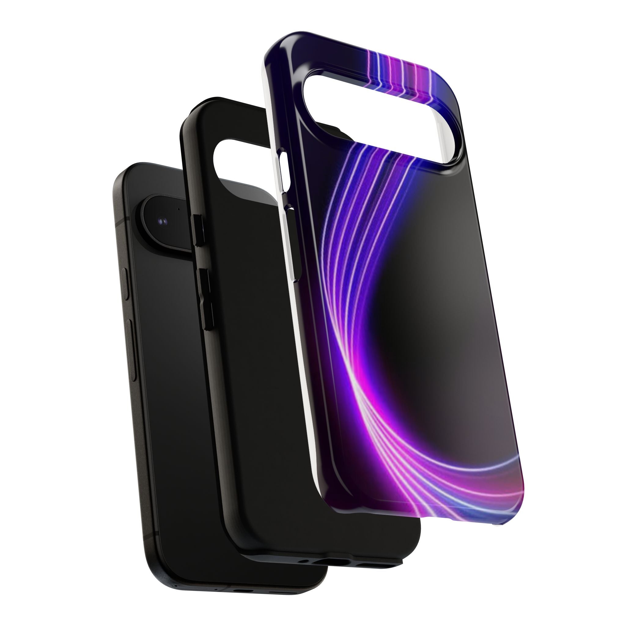 Neon Wave Tough Phone Case