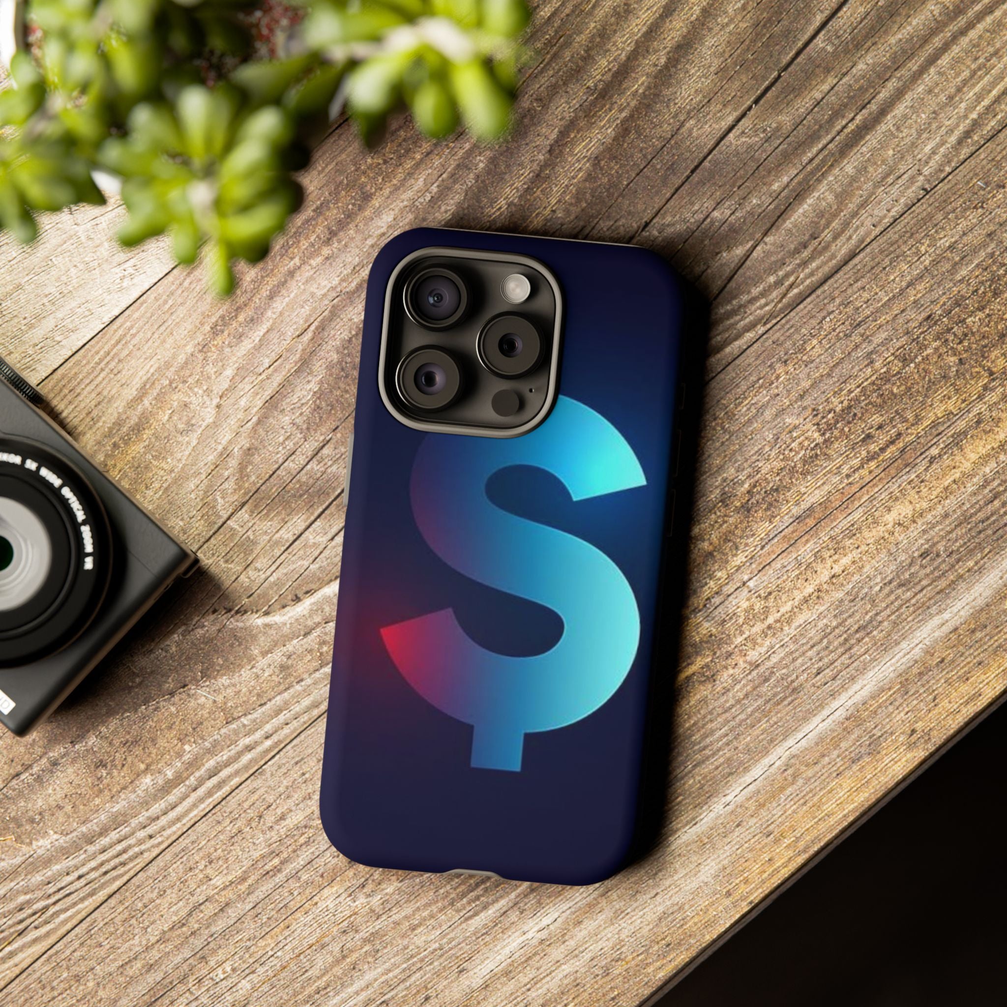Dollar Sign Tough Phone Case — Protective Glossy Money Symbol iPhone Case