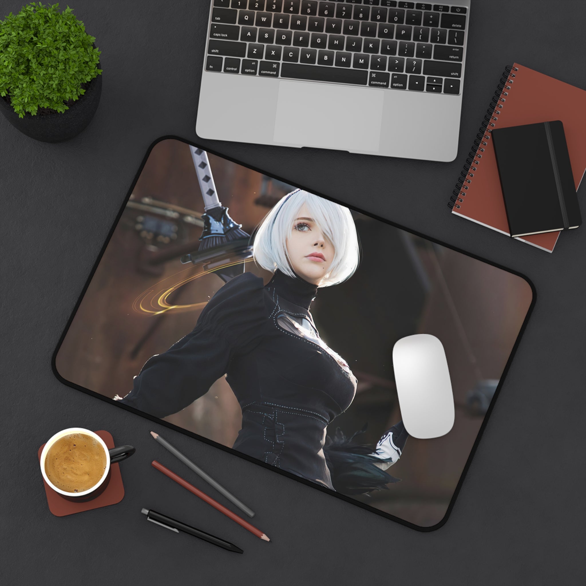 Desk Mat of a animia character