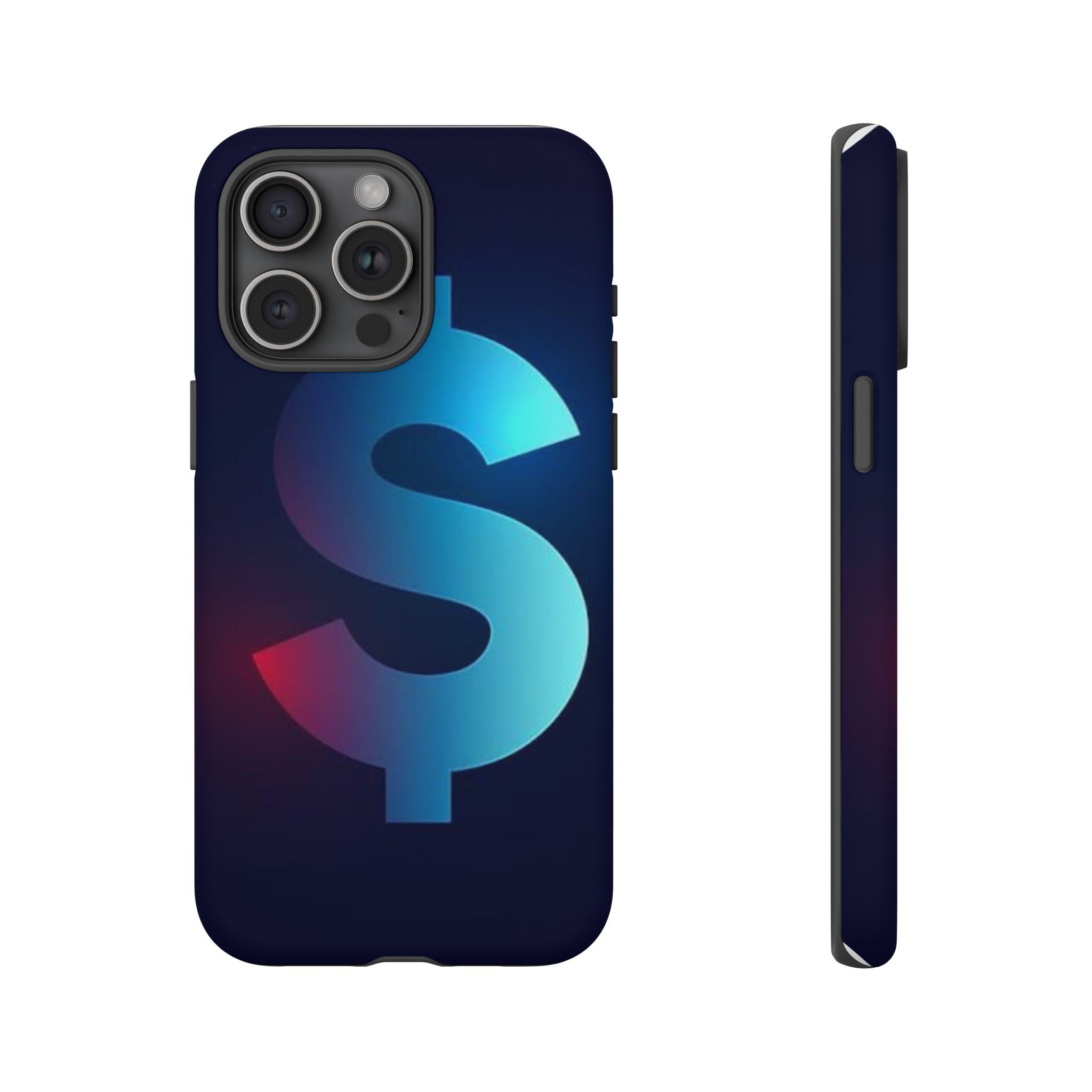 Dollar Sign Tough Phone Case — Protective Glossy Money Symbol iPhone Case