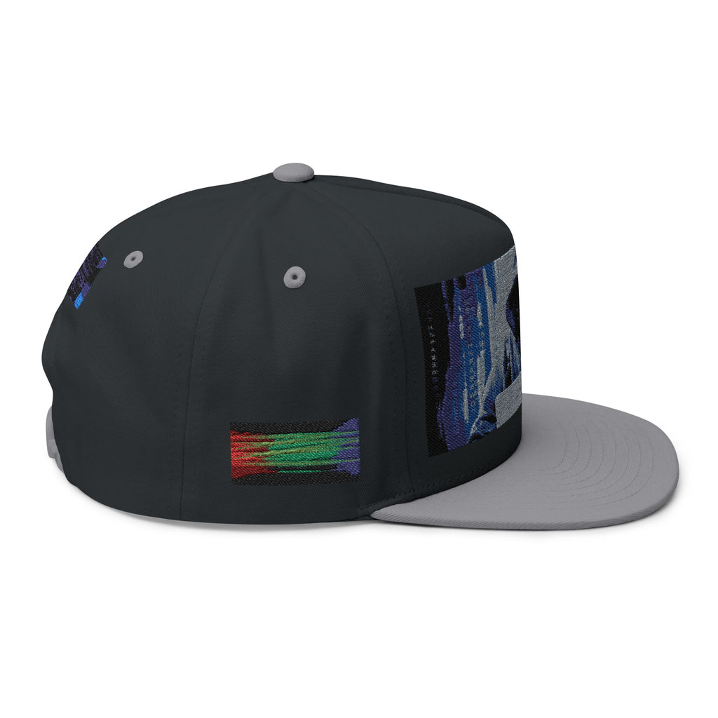Hacker Rain Flat Bill Cap