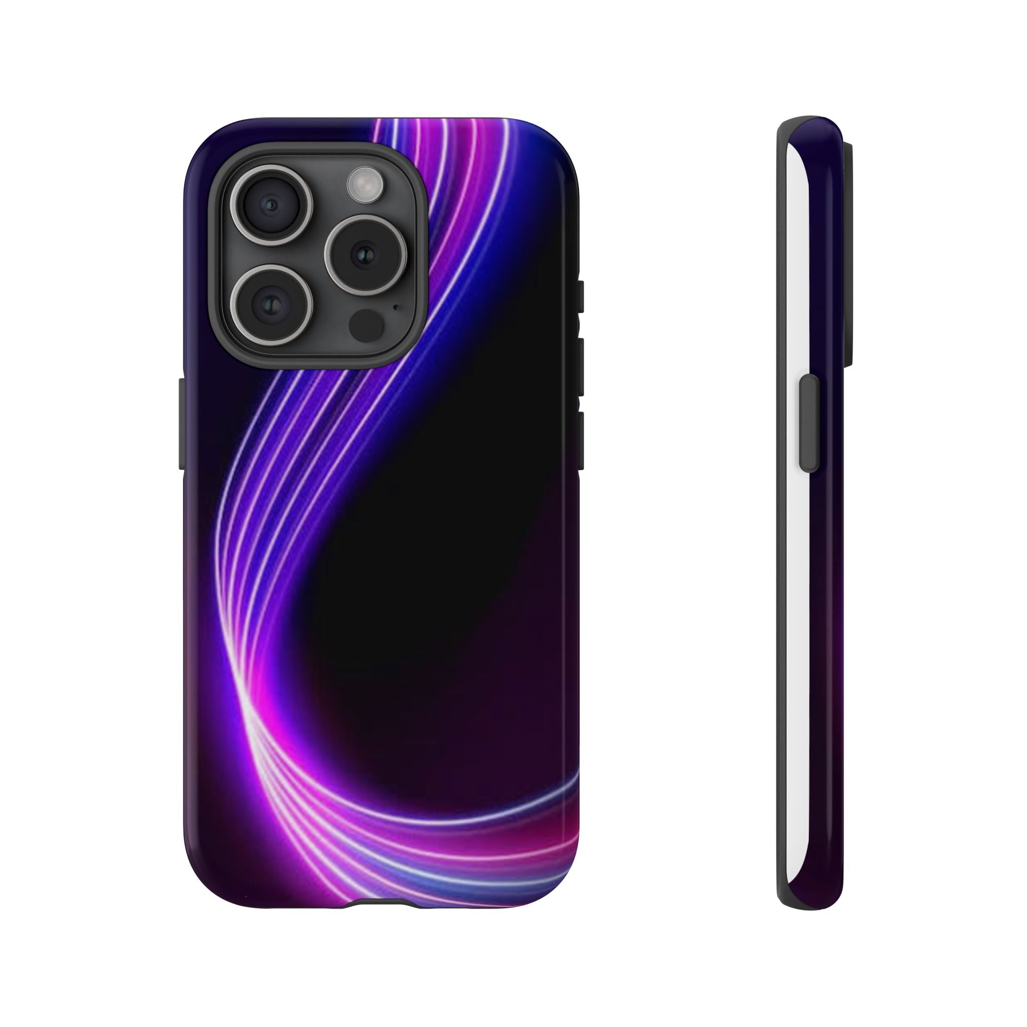 Neon Wave Tough Phone Case