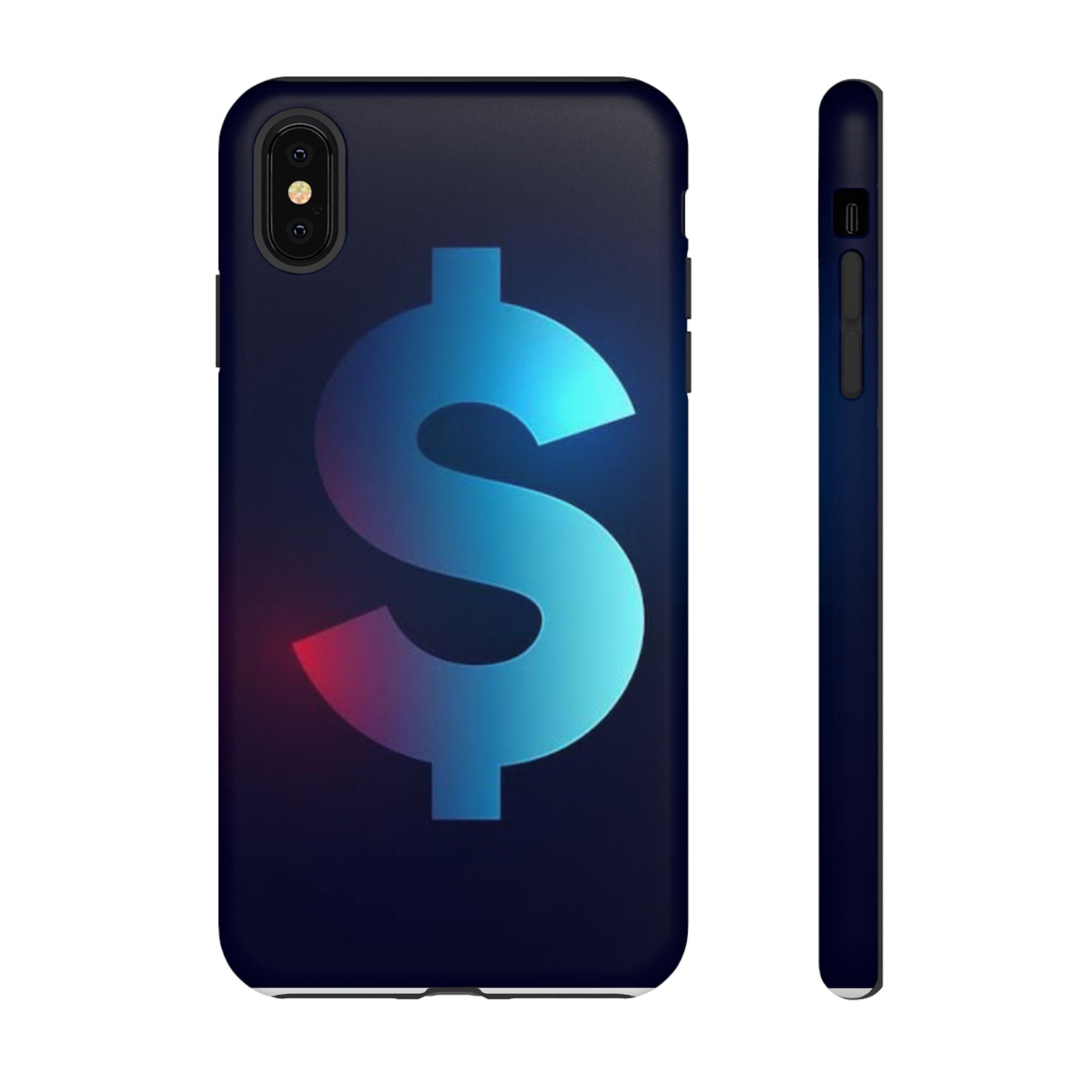 Dollar Sign Tough Phone Case — Protective Glossy Money Symbol iPhone Case