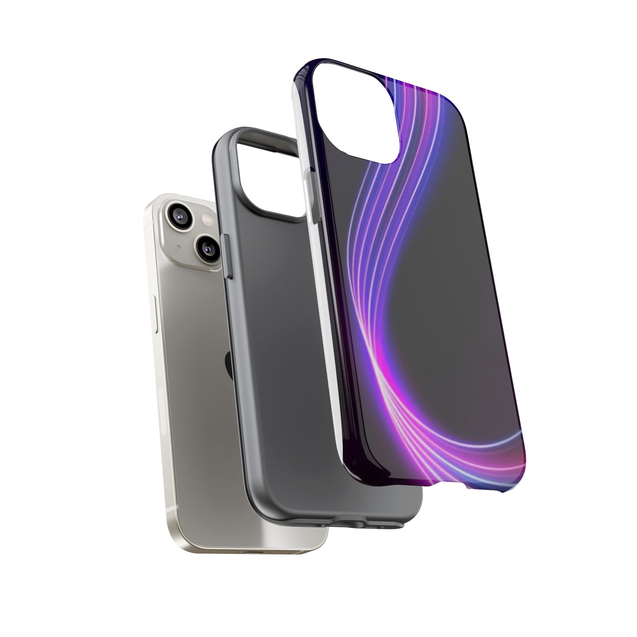 Neon Wave Tough Phone Case