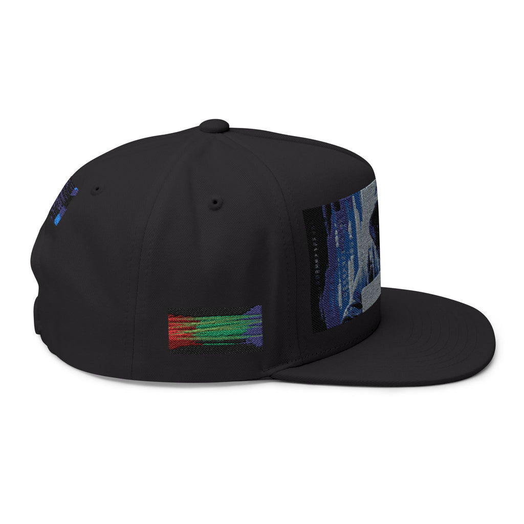 Hacker Rain Flat Bill Cap