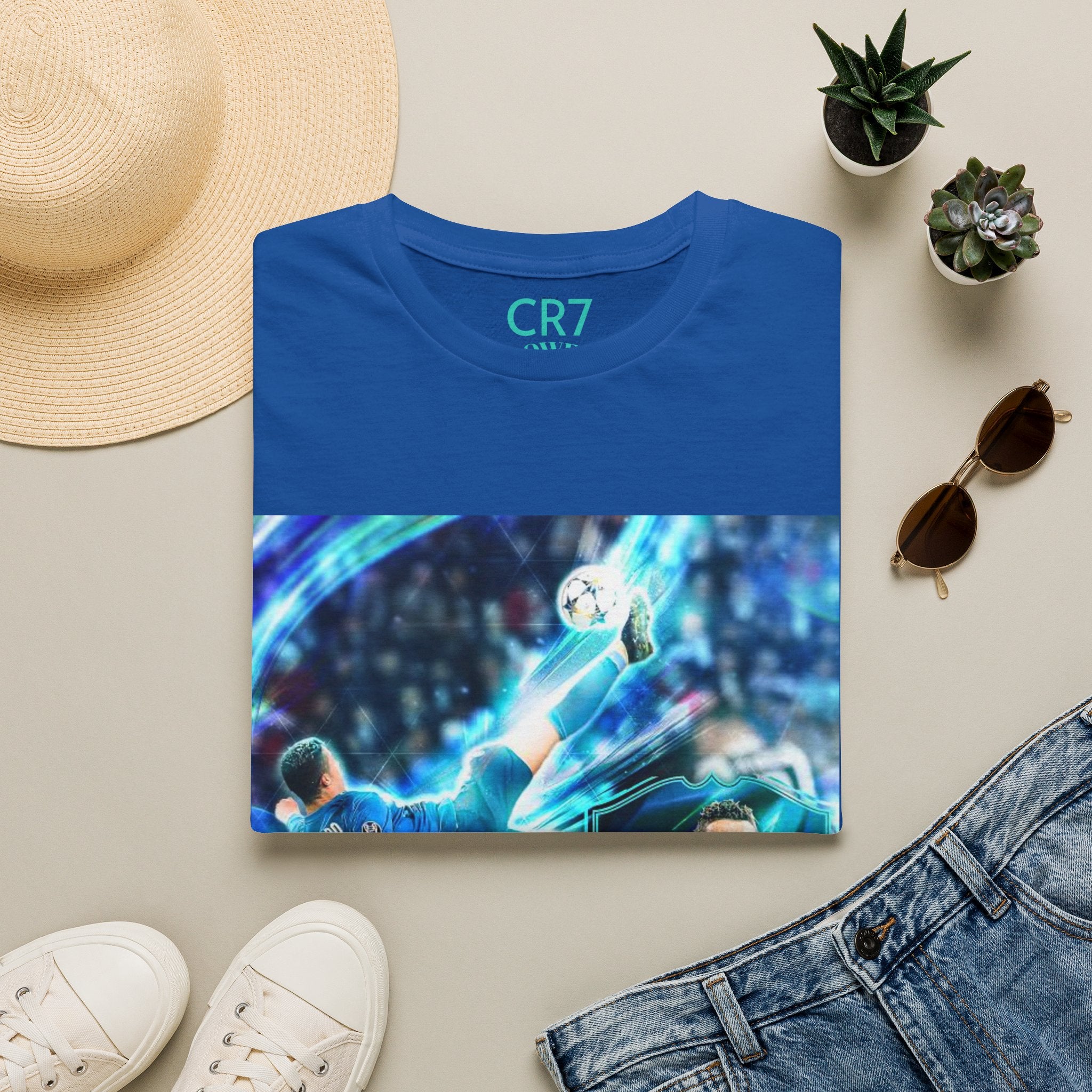 Soccer Save Graphic Tee — Dynamic Goalkeeper Action