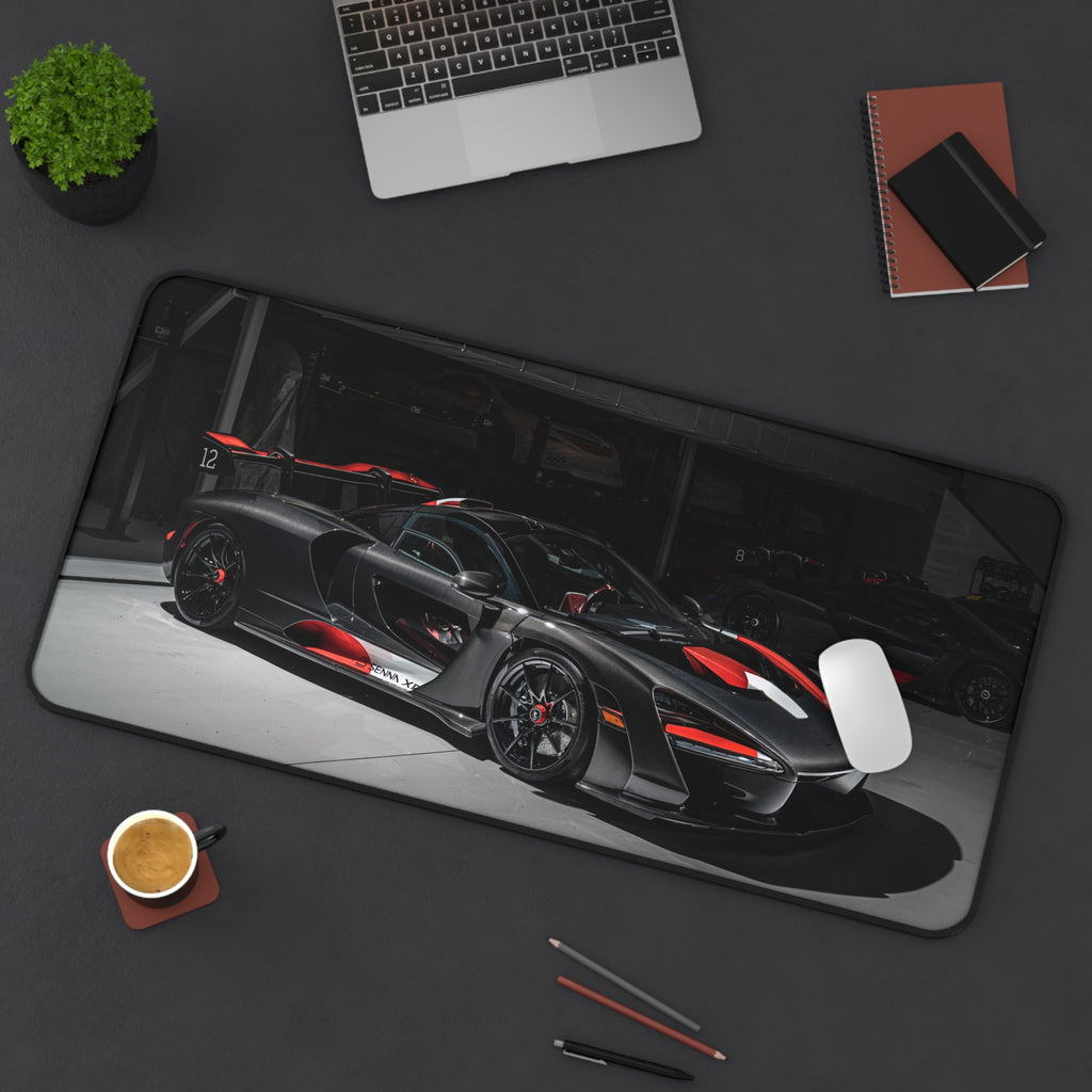FORZA CAR Desk Mat – Black & Red Sports Car Gaming Mouse Pad