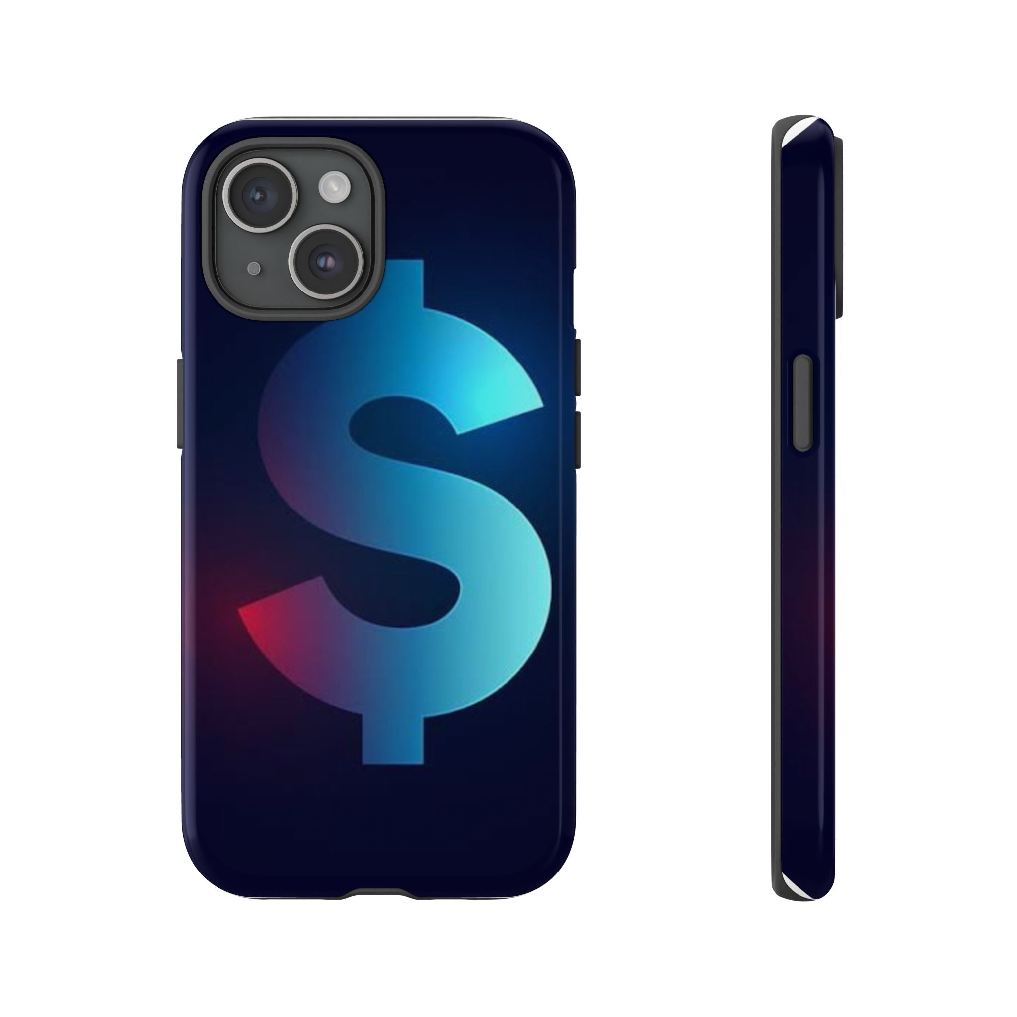 Dollar Sign Tough Phone Case — Protective Glossy Money Symbol iPhone Case