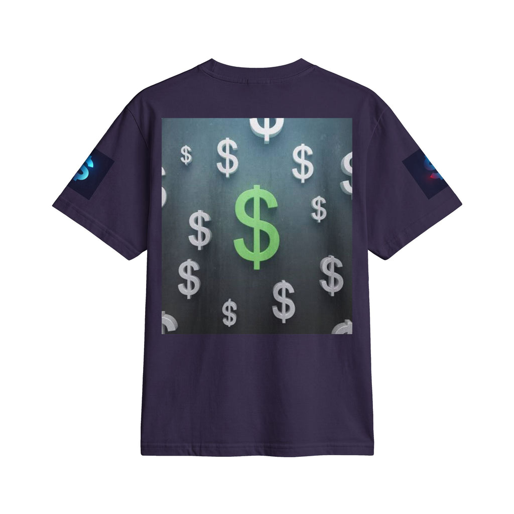 Money Symbol Graphic T-Shirt — Stock Market Candlestick Design