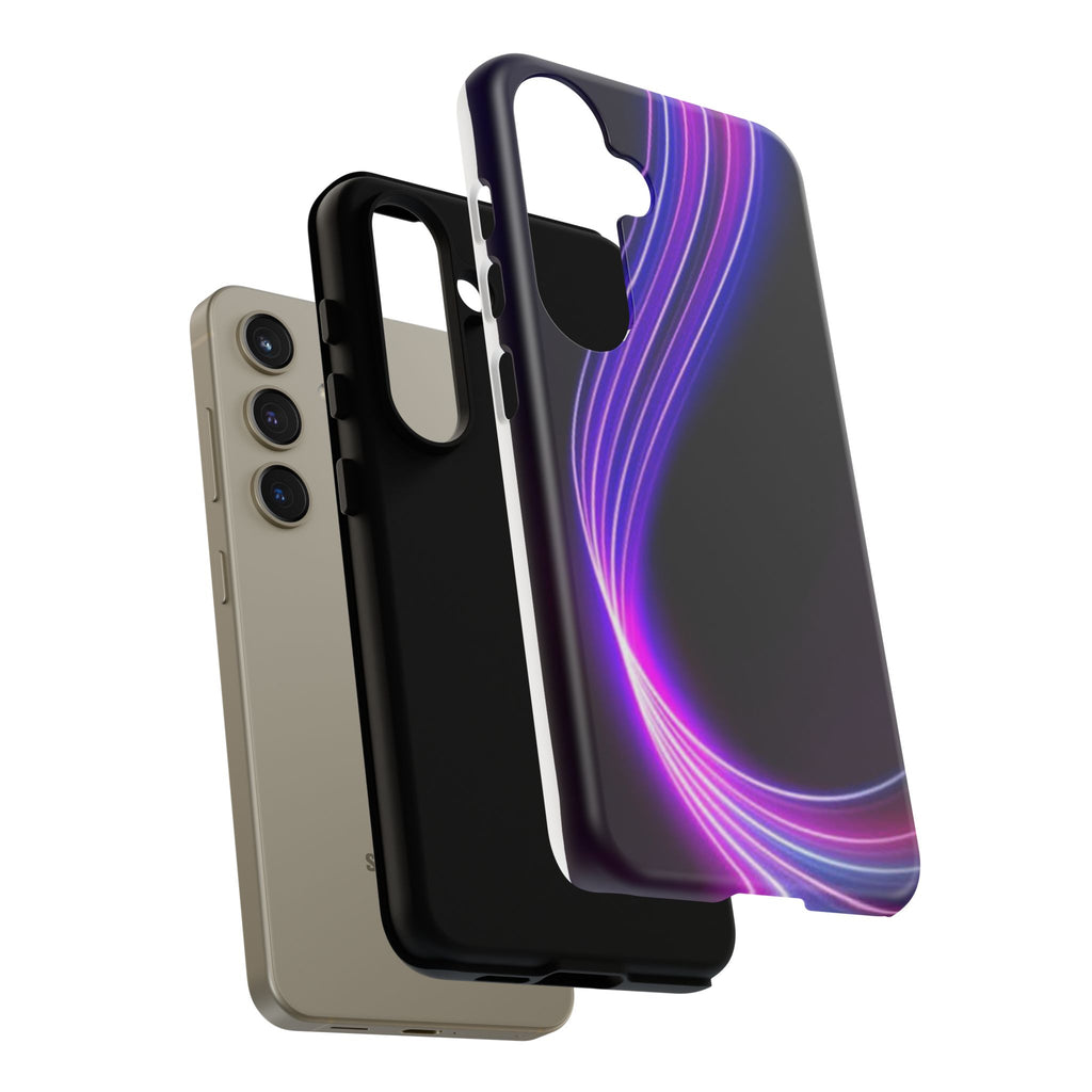 Neon Wave Tough Phone Case