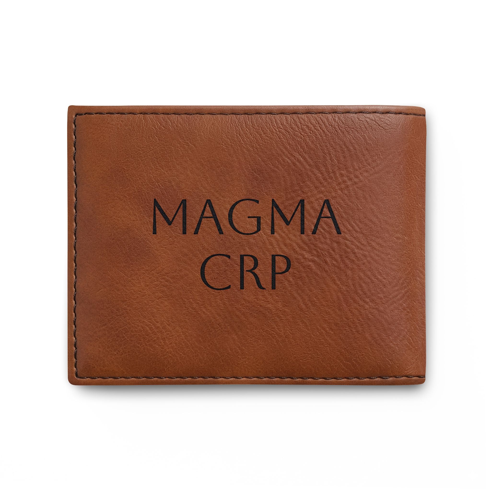 Bi-Fold Wallet — Modern Leather Money Clip Wallet with Dollar sign