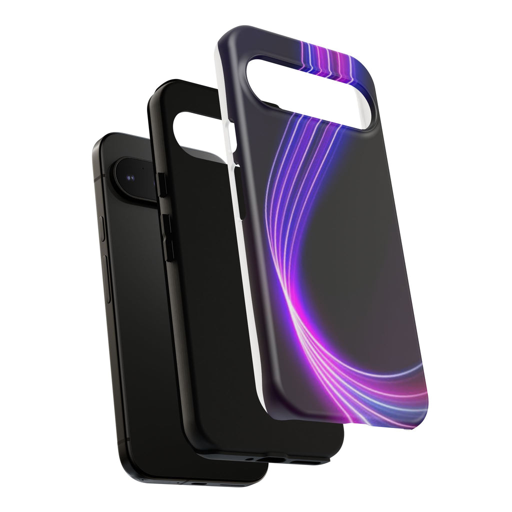 Neon Wave Tough Phone Case