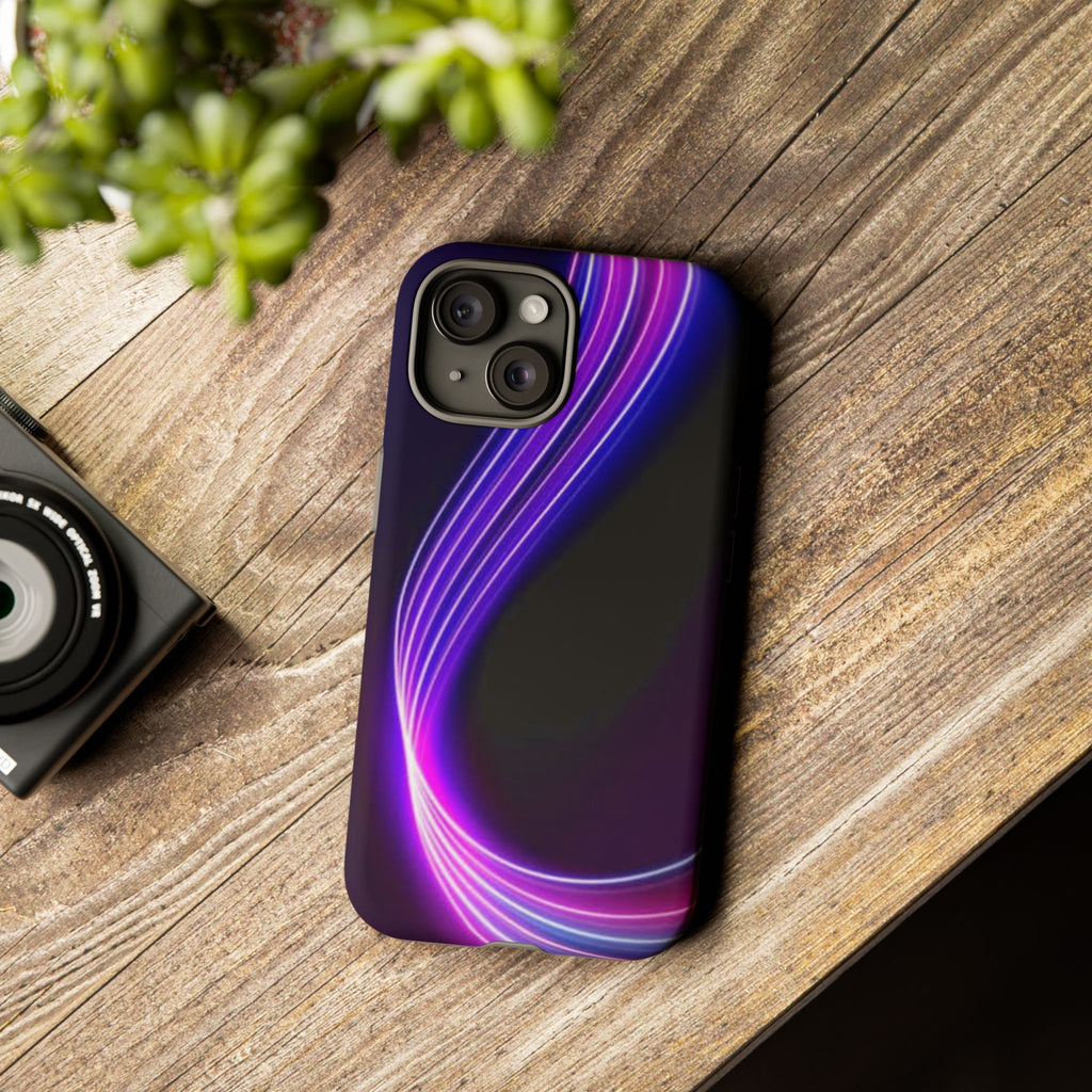 Neon Wave Tough Phone Case