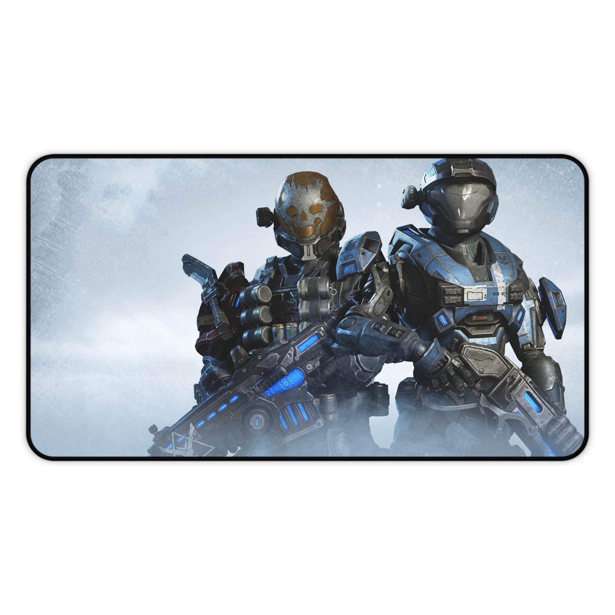 Sci‑Fi Soldier Gaming Desk Mat — Tactical Space Marines Mousepad