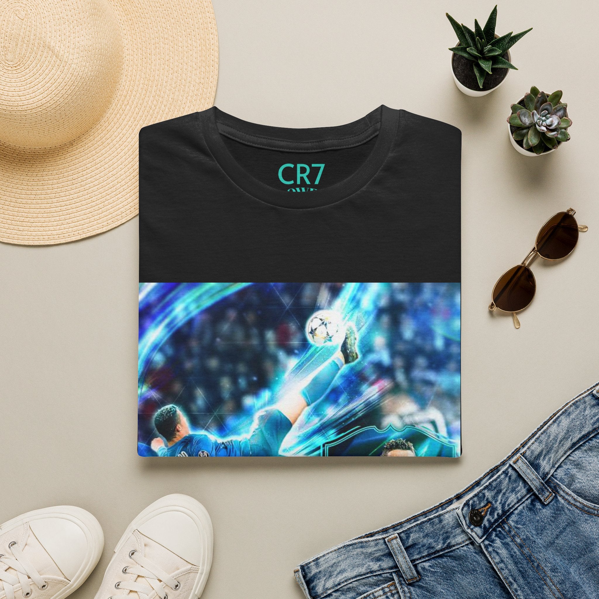 Soccer Save Graphic Tee — Dynamic Goalkeeper Action