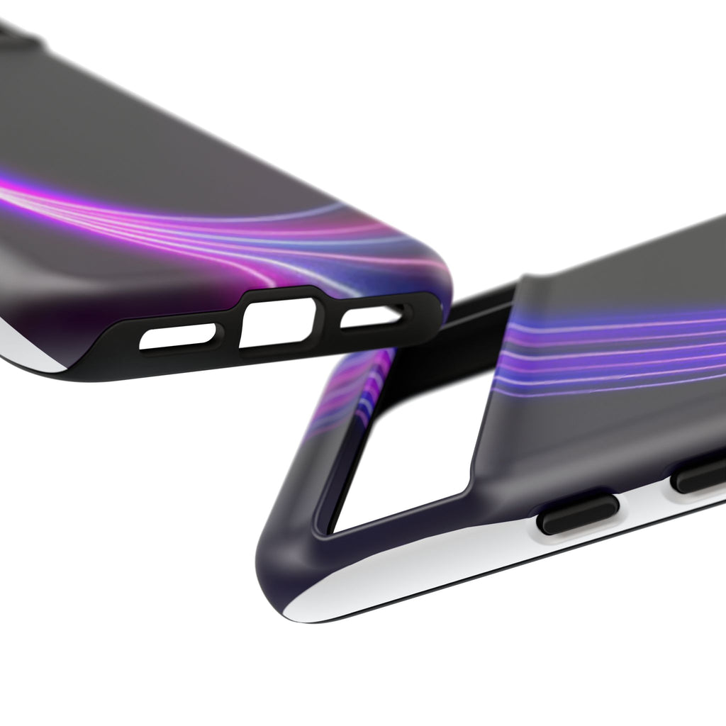 Neon Wave Tough Phone Case
