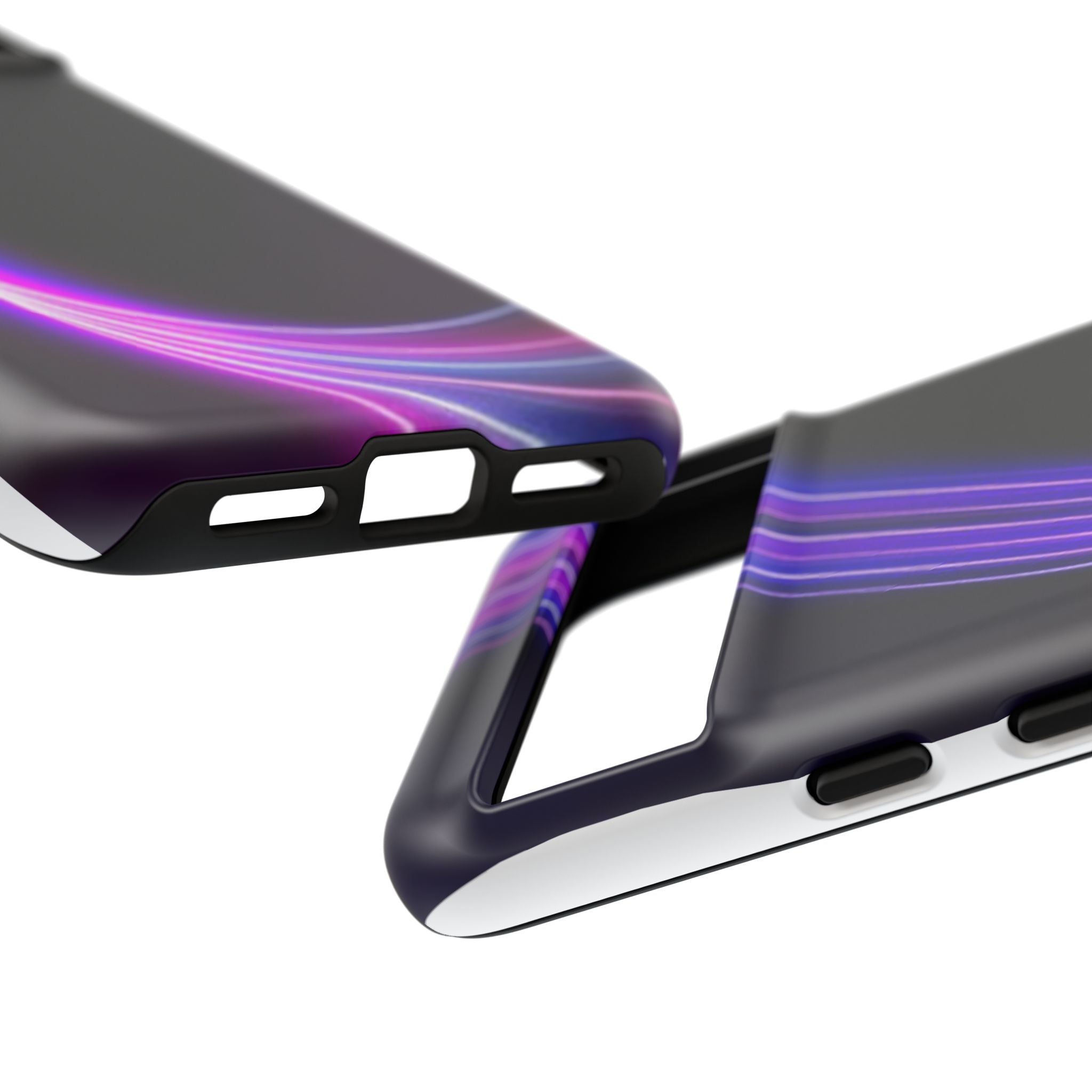 Neon Wave Tough Phone Case