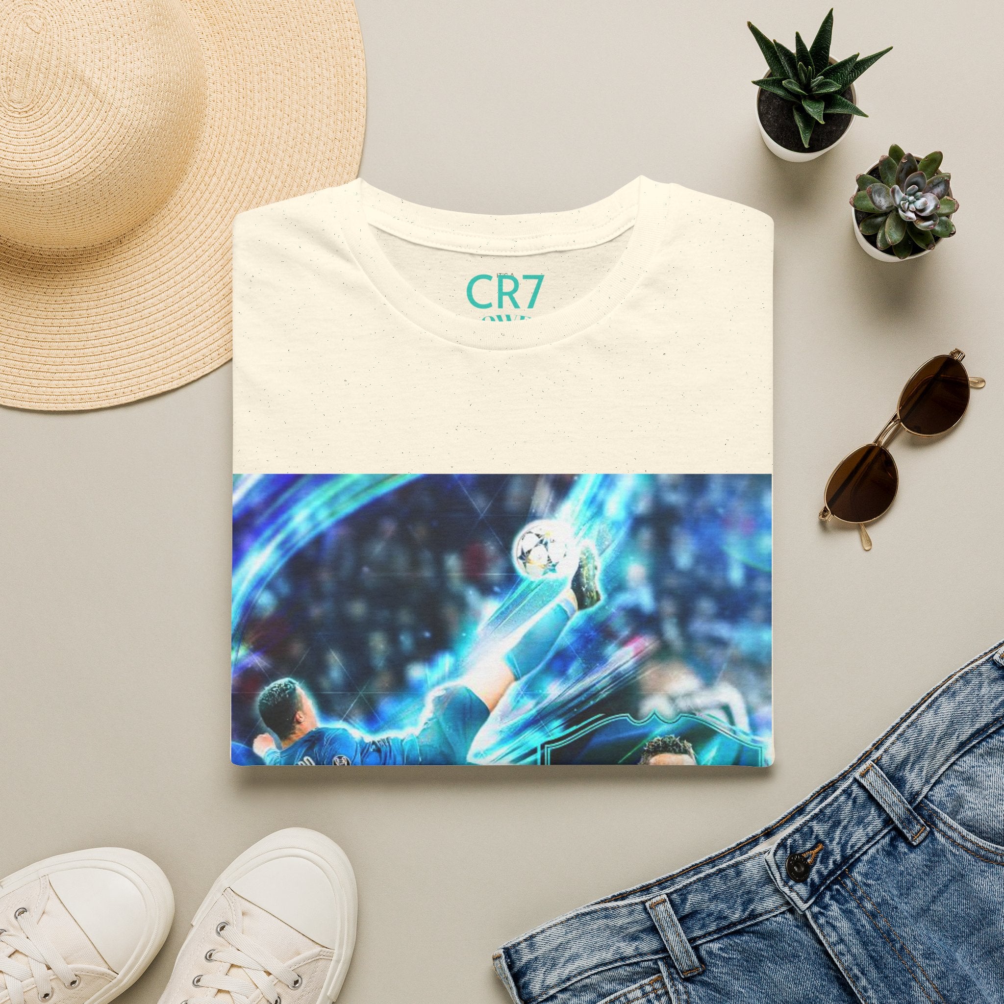 Soccer Save Graphic Tee — Dynamic Goalkeeper Action