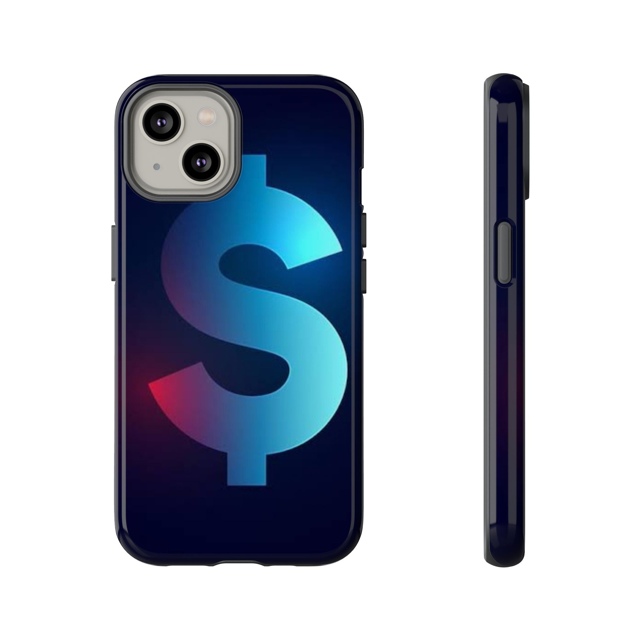 Dollar Sign Tough Phone Case — Protective Glossy Money Symbol iPhone Case