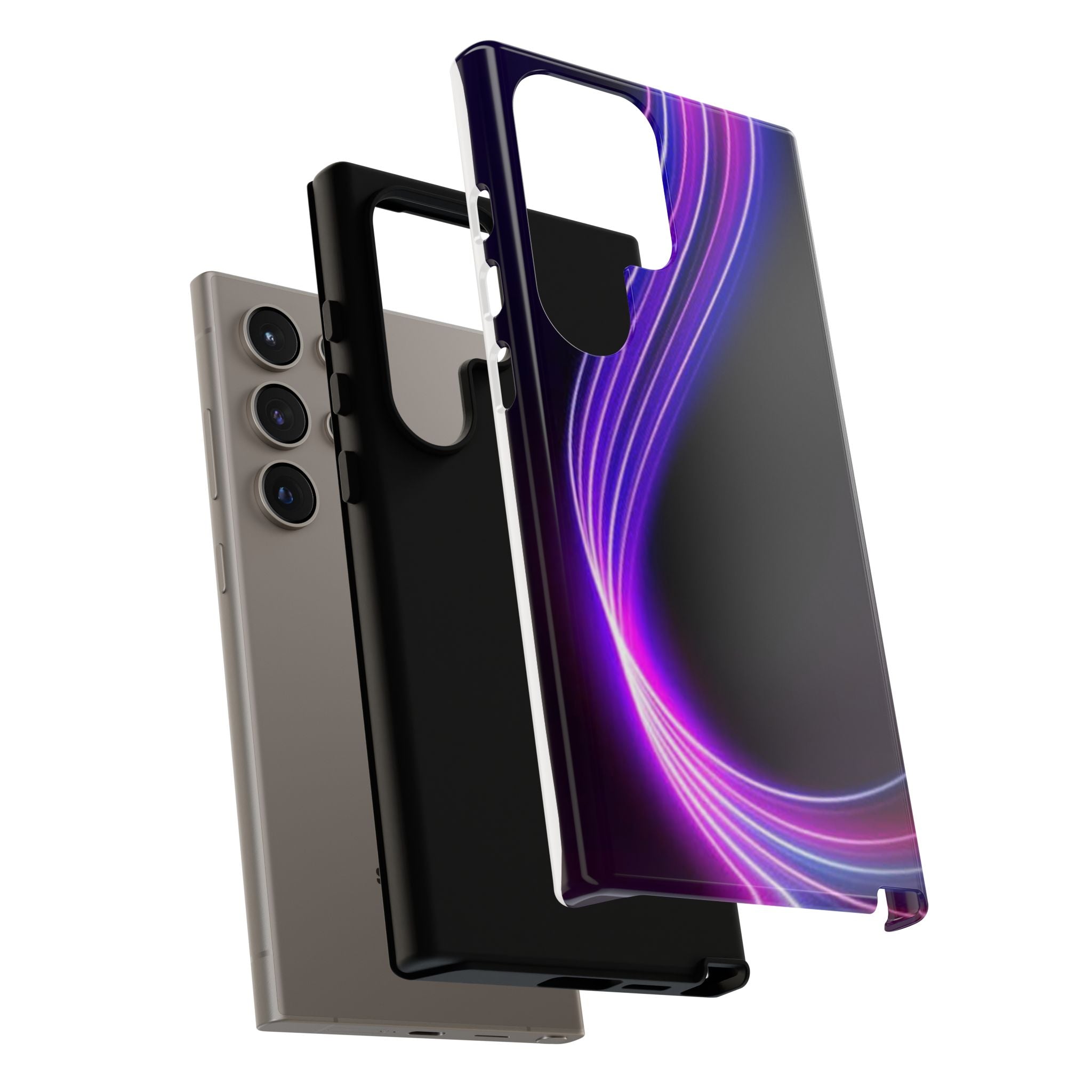 Neon Wave Tough Phone Case