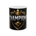 Champions Gold Crest Ceramic Mug