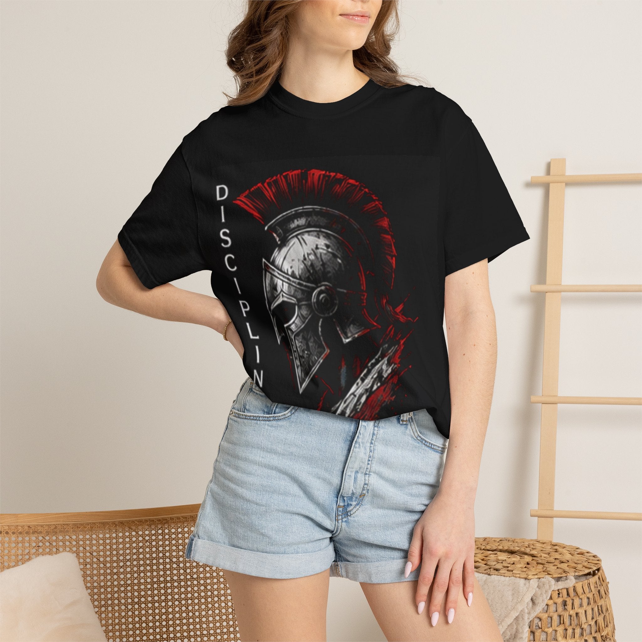Spartan Helmet T-Shirt Motivational Tee