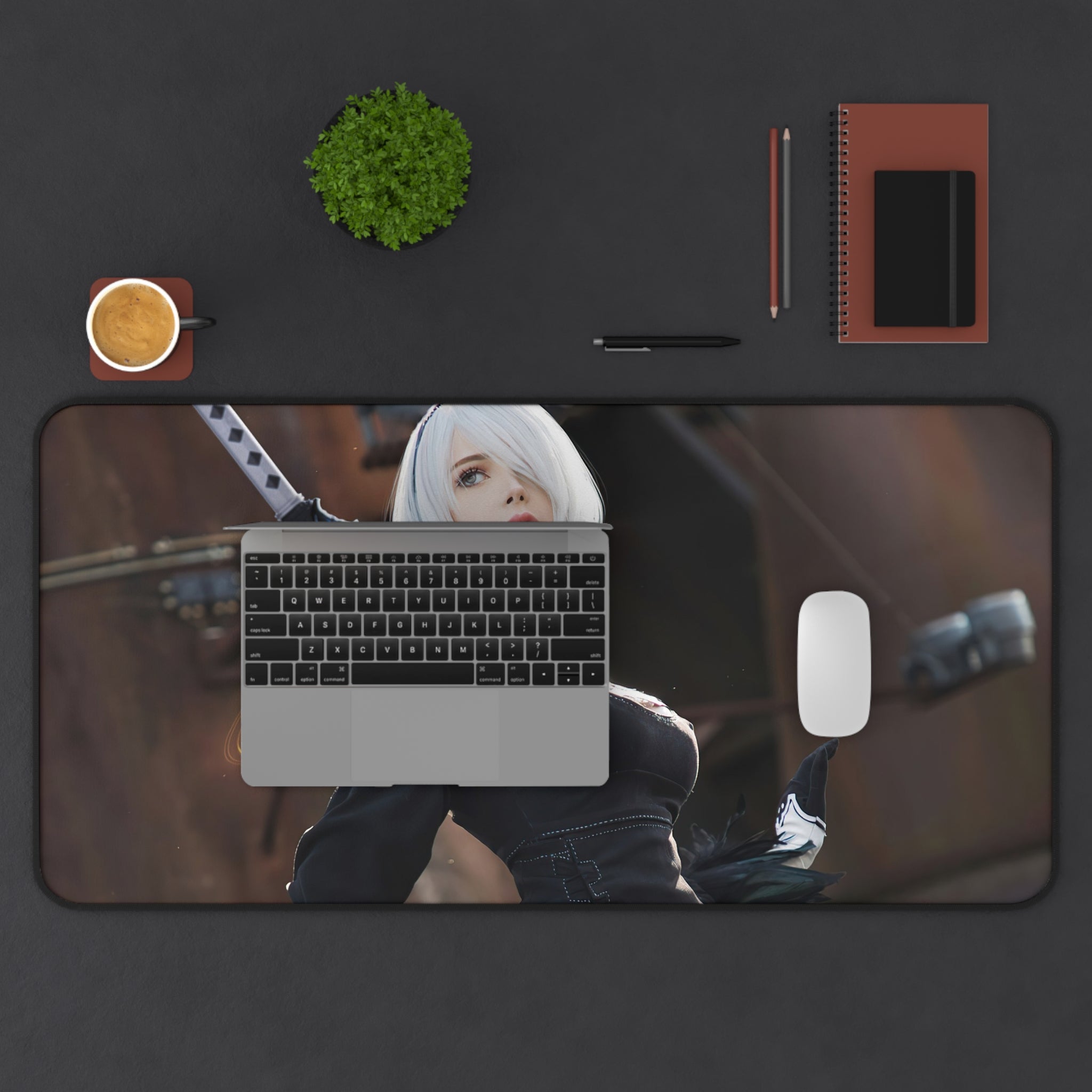 Desk Mat of a animia character