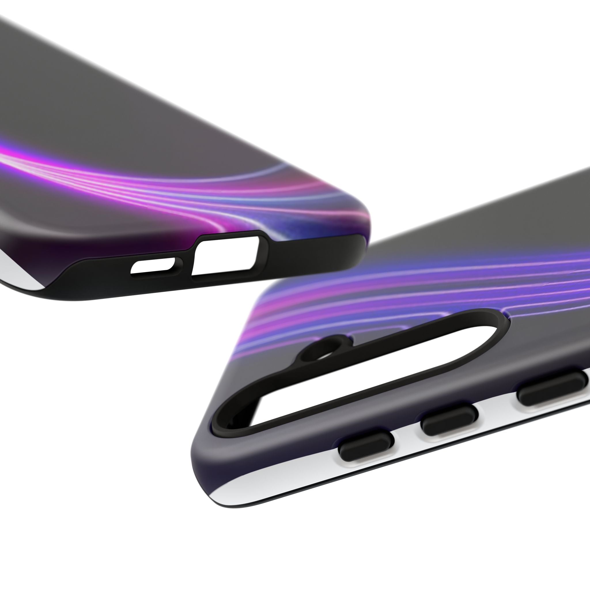 Neon Wave Tough Phone Case