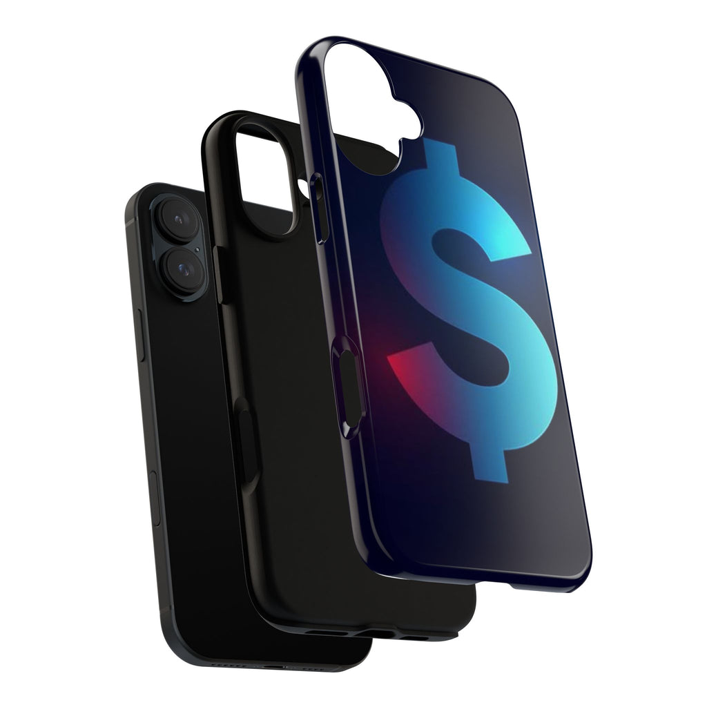Dollar Sign Tough Phone Case — Protective Glossy Money Symbol iPhone Case