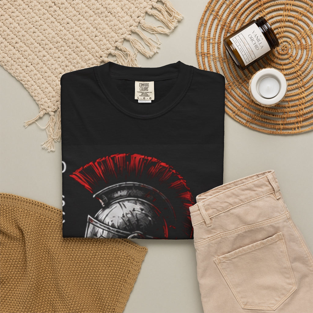 Spartan Helmet T-Shirt Motivational Tee