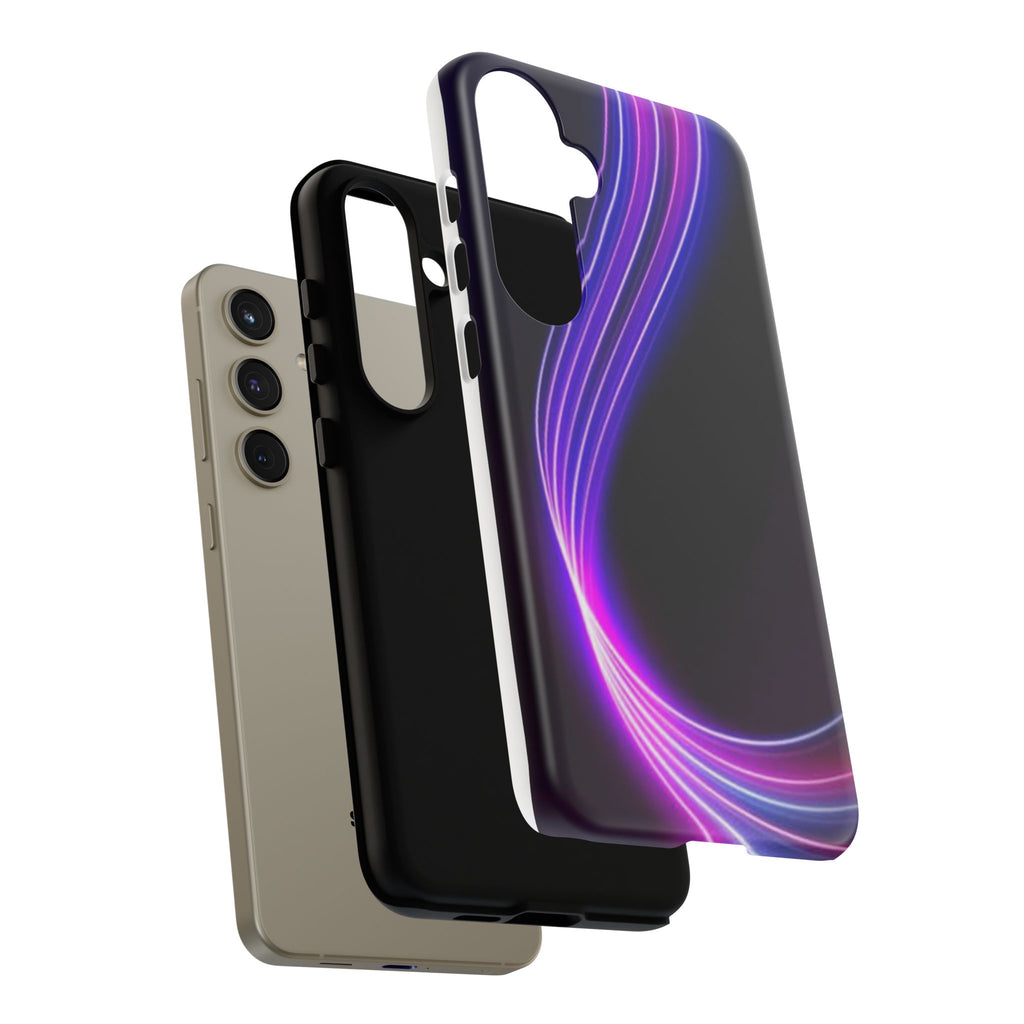 Neon Wave Tough Phone Case